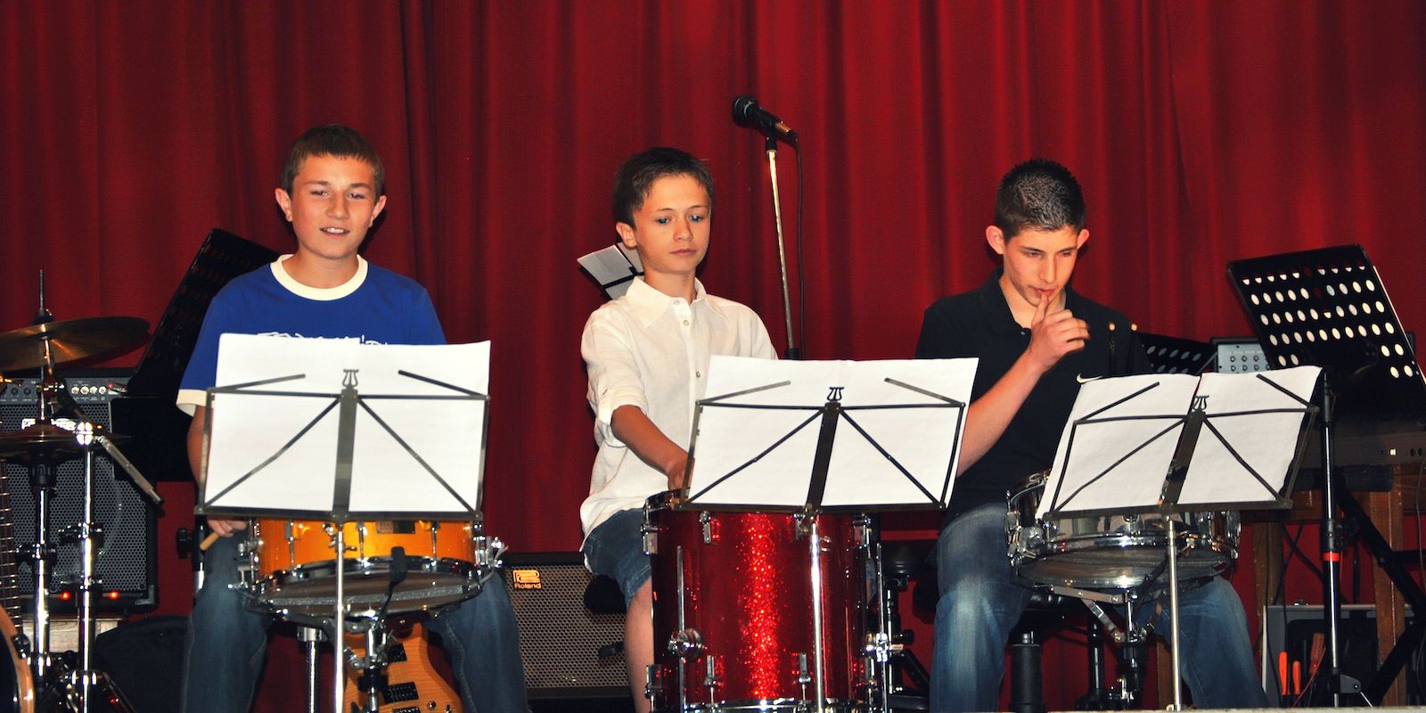 Spectacle de l'école de batterie Agostini de Chartres